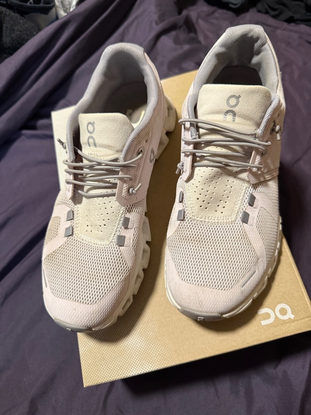 On Cloud Running Women's Pale Pink Cloud Sneakers